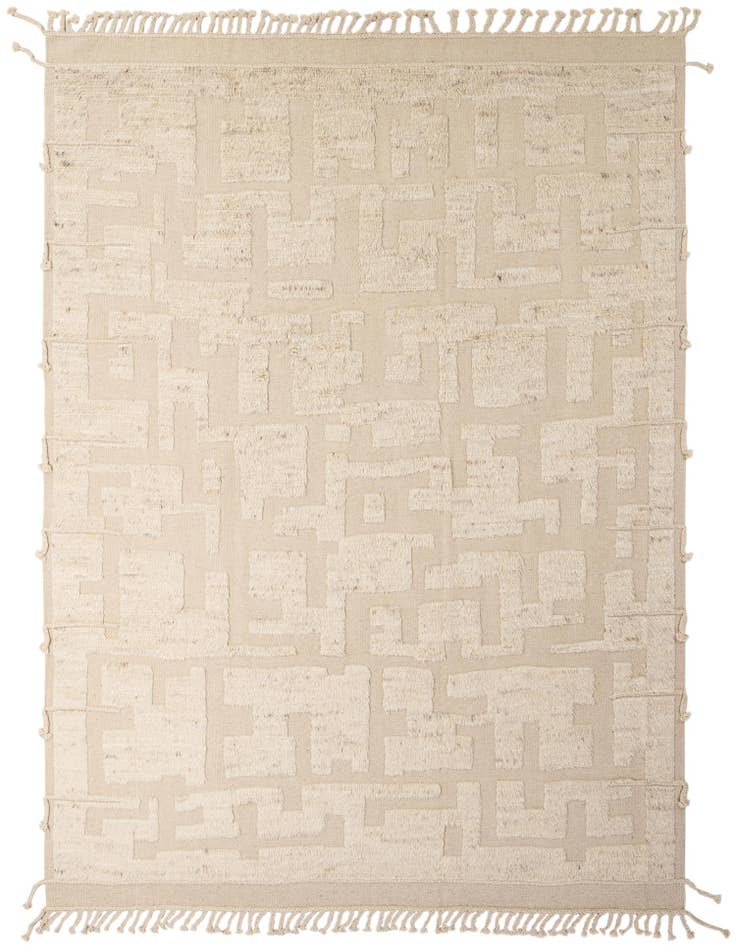 Detail image of 8' 2 x 11' 5 Hand Knotted Moroccan Wool Rug