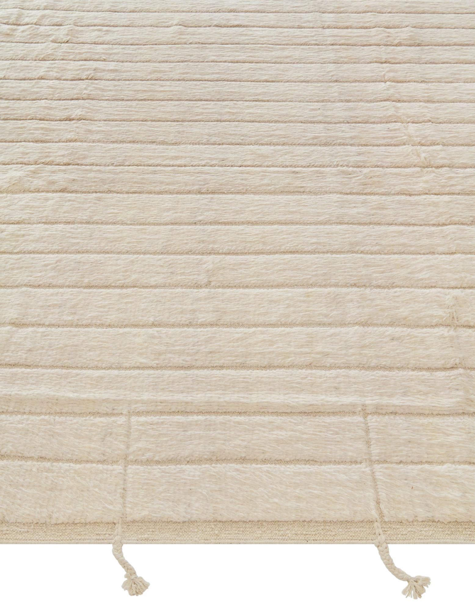 8' 4 x 11' 6 Hand Knotted Moroccan Wool Rug