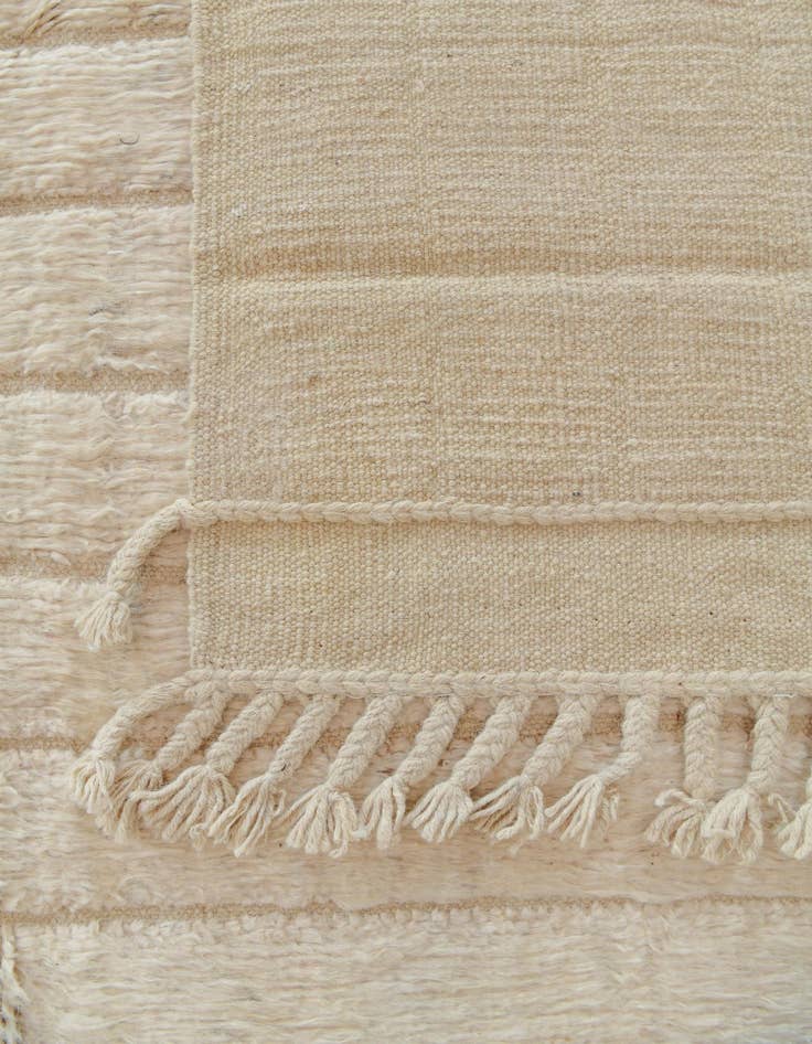 Detail image of 8' 4 x 11' 6 Hand Knotted Moroccan Wool Rug