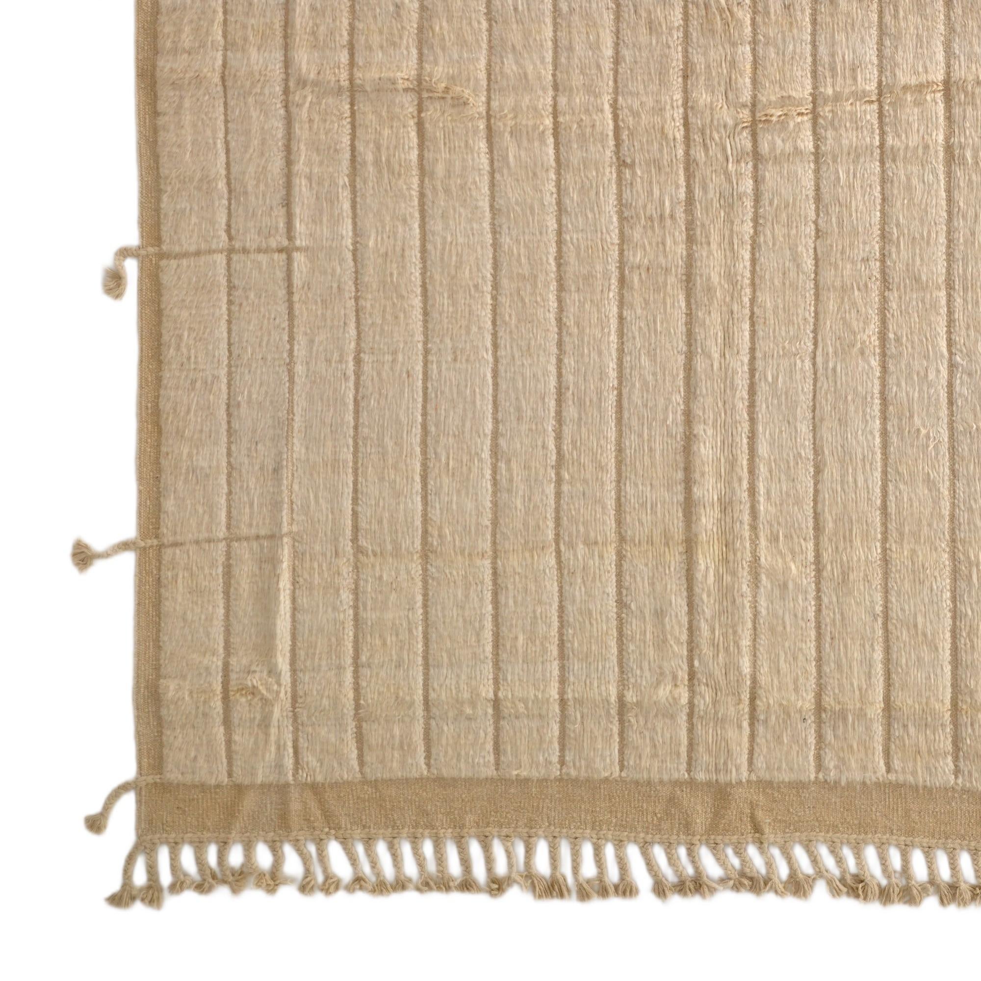 8' 4 x 11' 6 Hand Knotted Moroccan Wool Rug