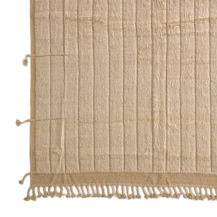 Detail image of 8' 4 x 11' 6 Hand Knotted Moroccan Wool Rug