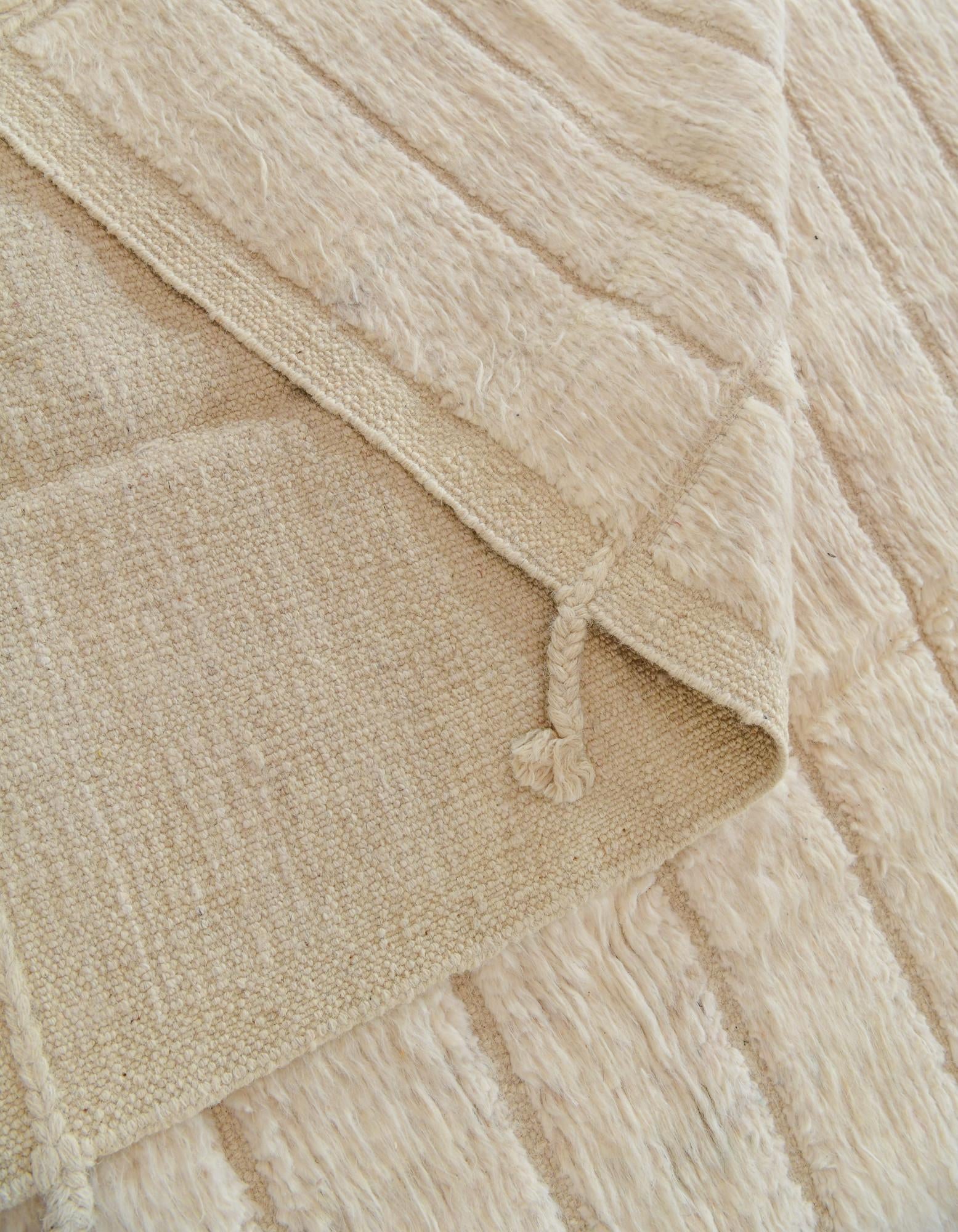 8' 4 x 11' 6 Hand Knotted Moroccan Wool Rug