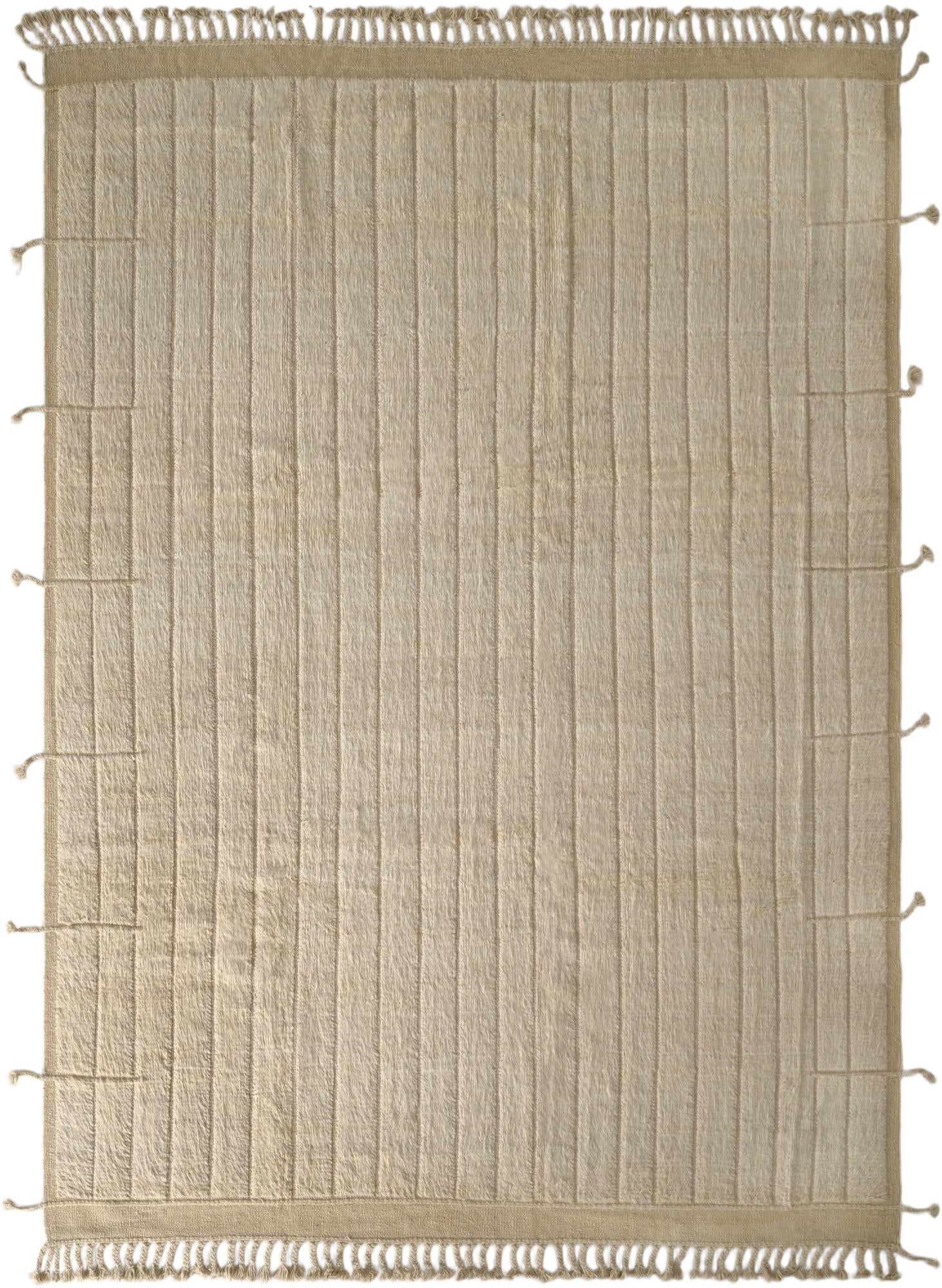 8' 4 x 11' 6  Hand Knotted Moroccan Wool Rug