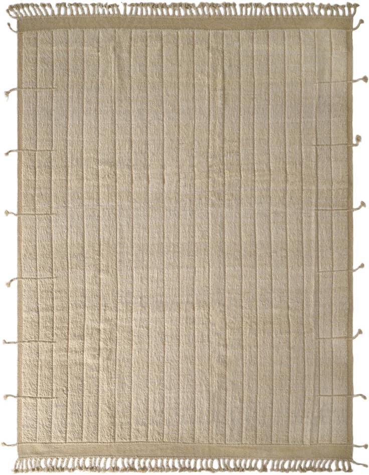 Detail image of 8' 4 x 11' 6 Hand Knotted Moroccan Wool Rug