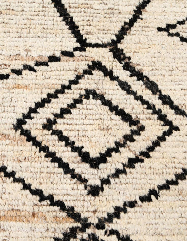 Detail image of 8' 7 x 10' 5  Hand Knotted Moroccan Wool Rug