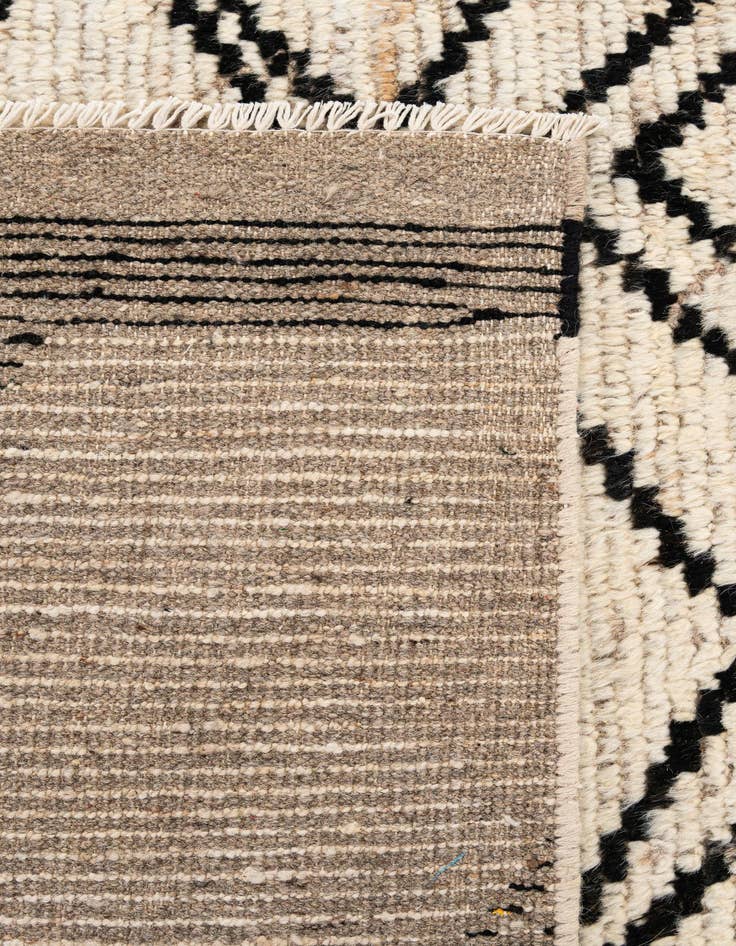 Detail image of 8' 7 x 10' 5  Hand Knotted Moroccan Wool Rug