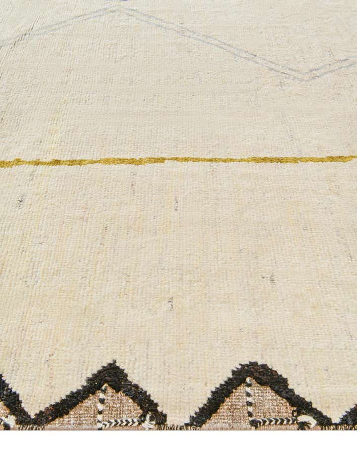 8' 7 x 11' 11 Hand Knotted Moroccan Wool Rug