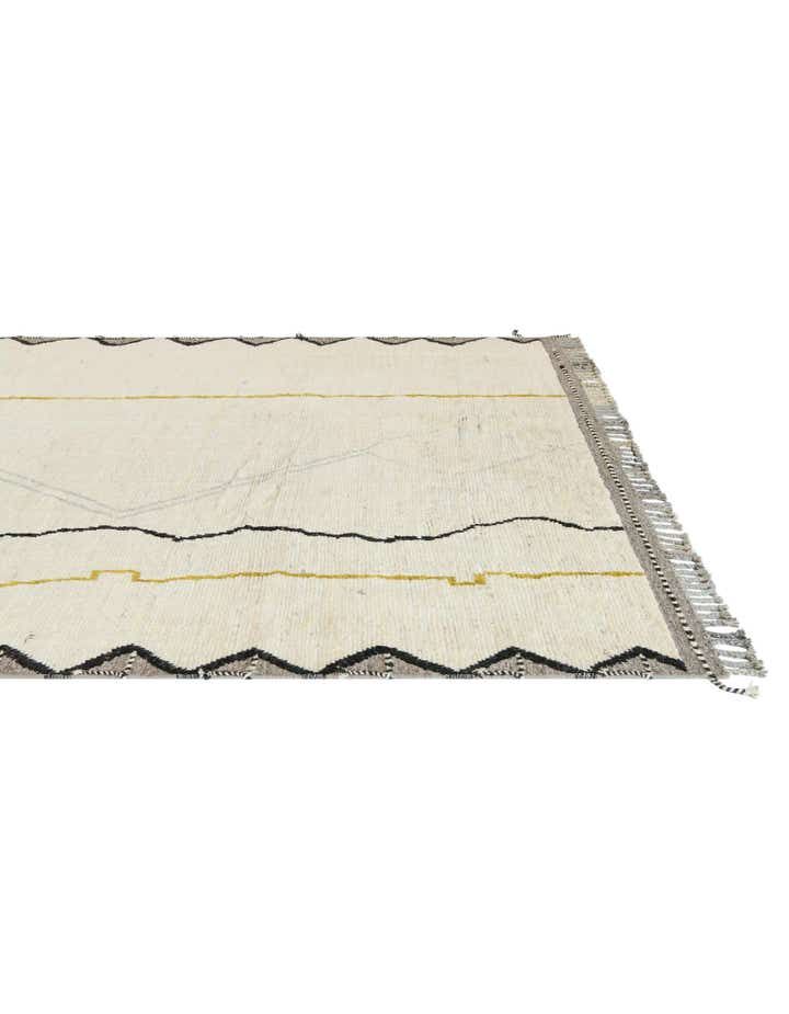 8' 7 x 11' 11 Hand Knotted Moroccan Wool Rug