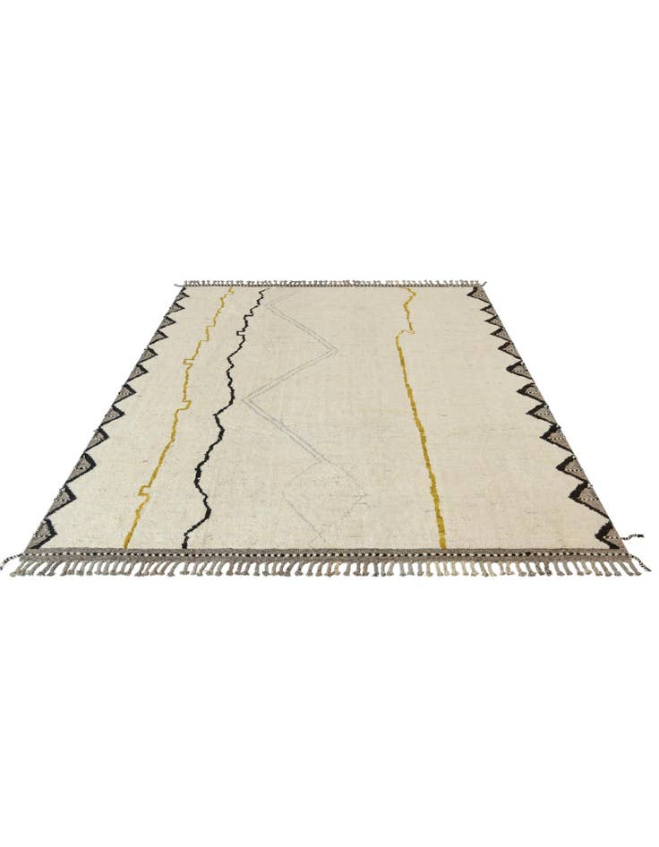 Detail image of 8' 7 x 11' 11 Hand Knotted Moroccan Wool Rug