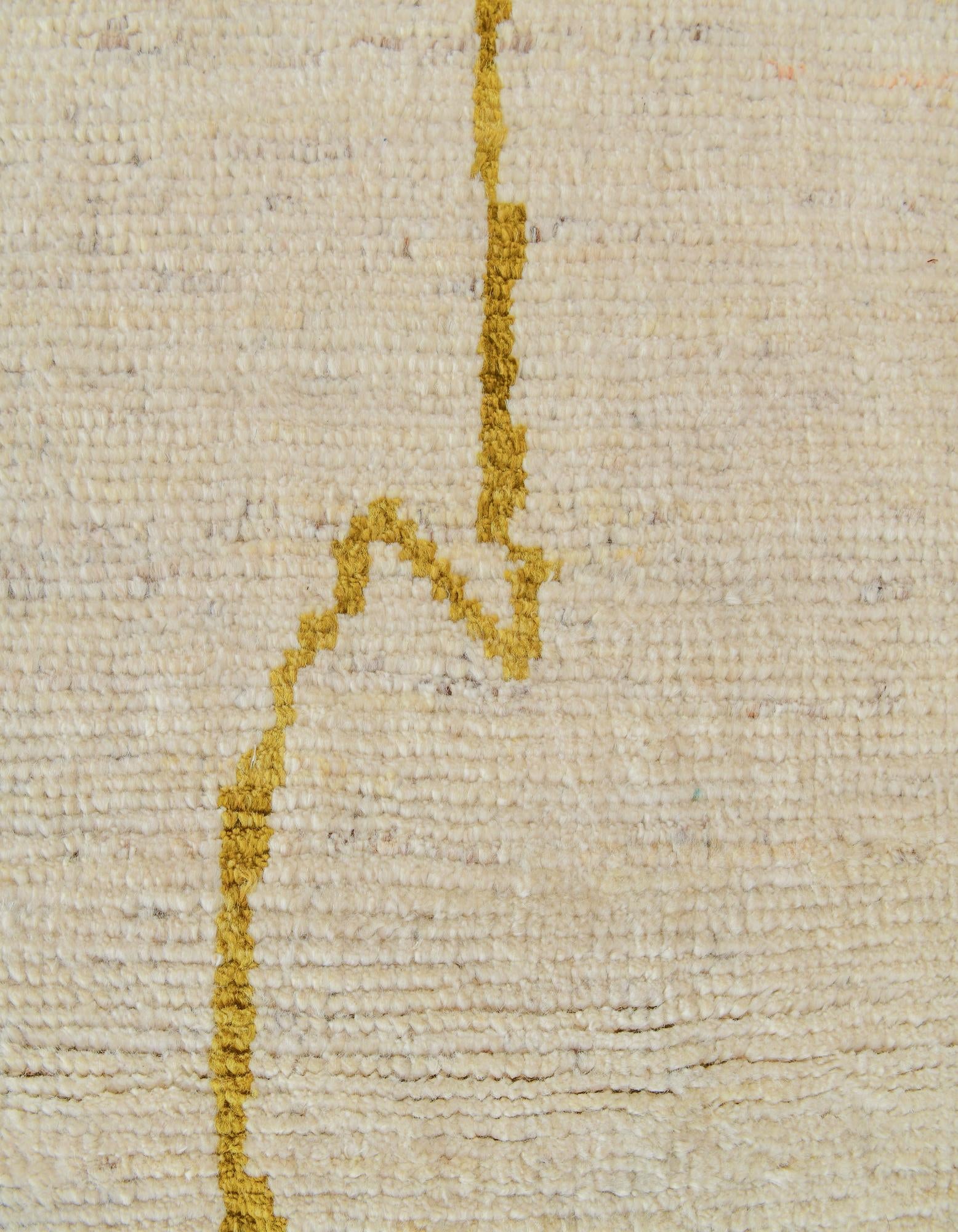 8' 7 x 11' 11 Hand Knotted Moroccan Wool Rug