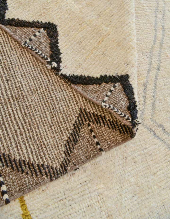 8' 7 x 11' 11 Hand Knotted Moroccan Wool Rug