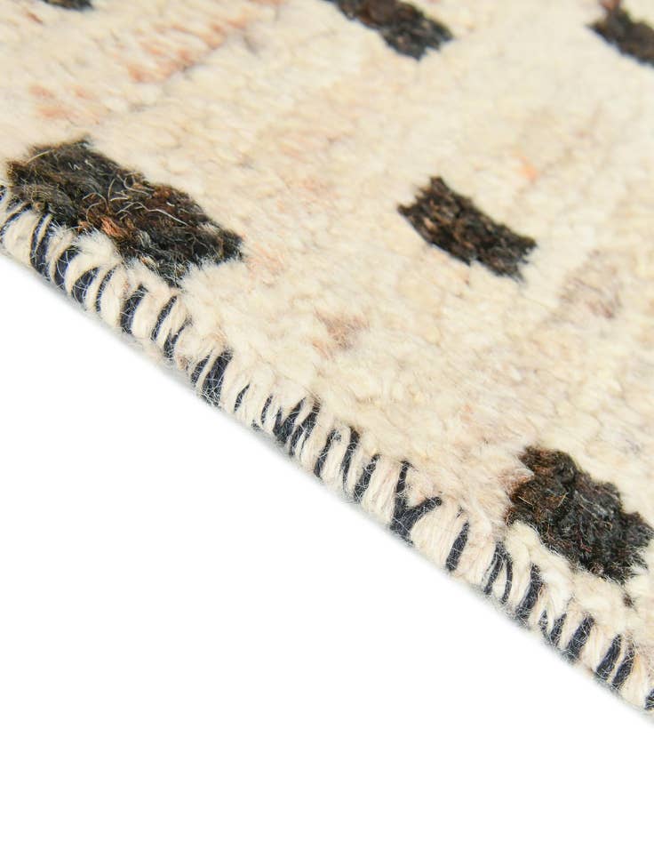 Detail image of 12' 4 x 17' 6 Hand Knotted Moroccan Wool Rug