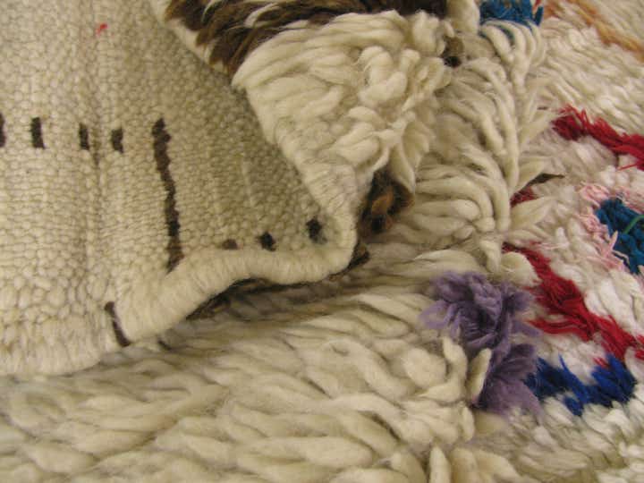 4' 10 x 7' 1 Hand Knotted Moroccan Wool Rug