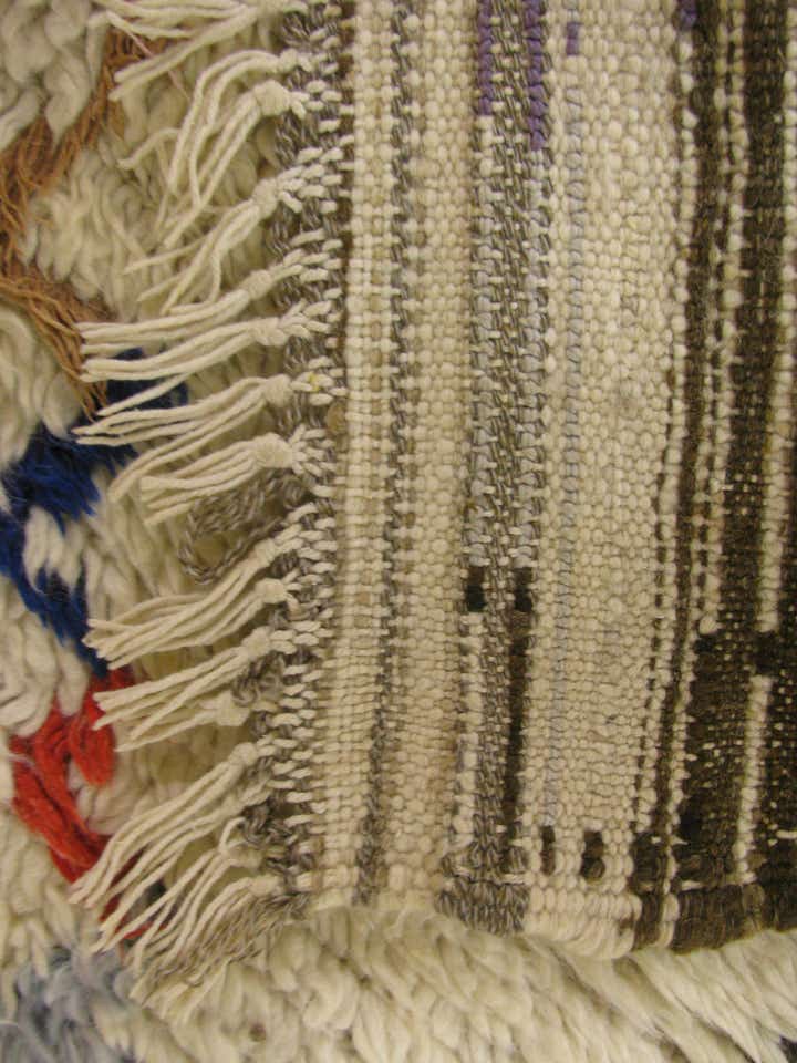 4' 10 x 7' 1 Hand Knotted Moroccan Wool Rug