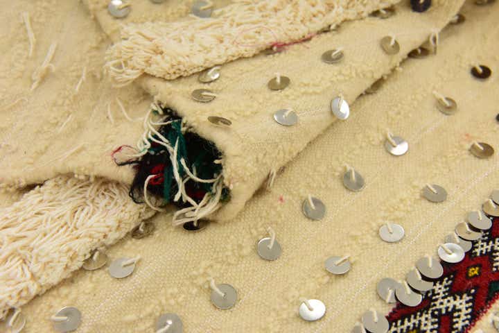 5' 7 x 8' 5 Hand Knotted Moroccan Wool Rug