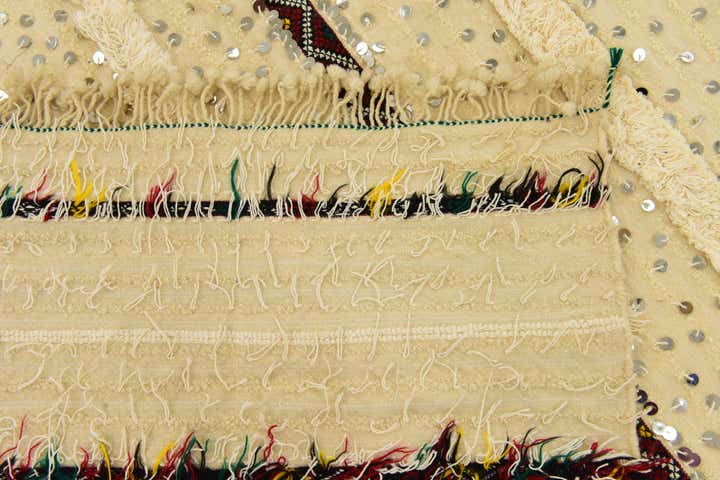 5' 7 x 8' 5 Hand Knotted Moroccan Wool Rug