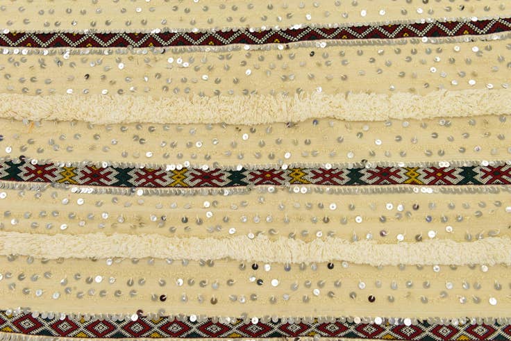 Detail image of 5' 7 x 8' 5 Hand Knotted Moroccan Wool Rug