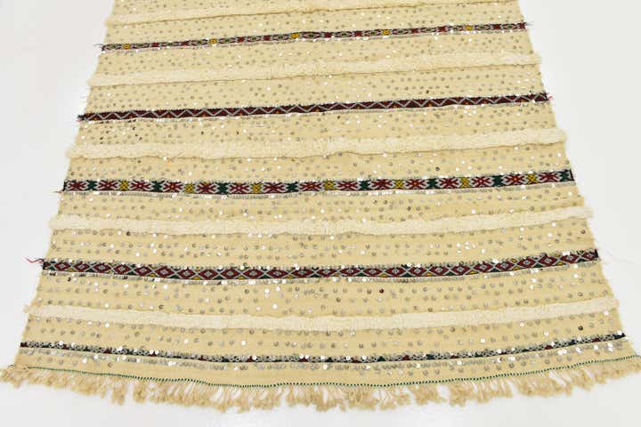 5' 7 x 8' 5 Hand Knotted Moroccan Wool Rug