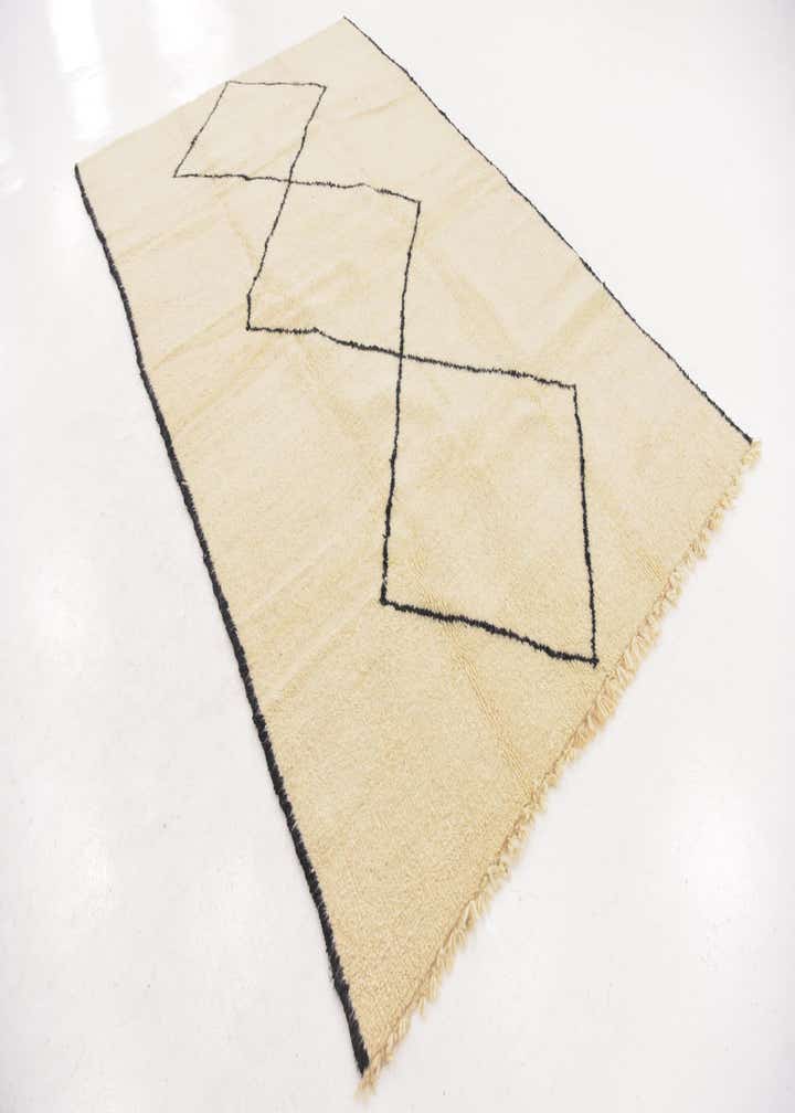 6' x 9' 8 Hand Knotted Moroccan Wool Rug