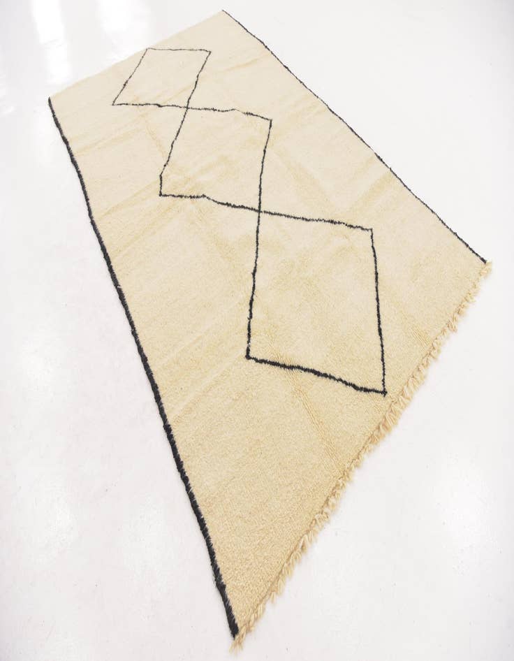 Detail image of 6' x 9' 8  Hand Knotted Moroccan Wool Rug