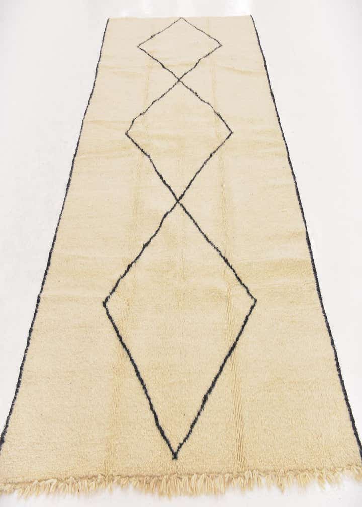 6' x 9' 8 Hand Knotted Moroccan Wool Rug
