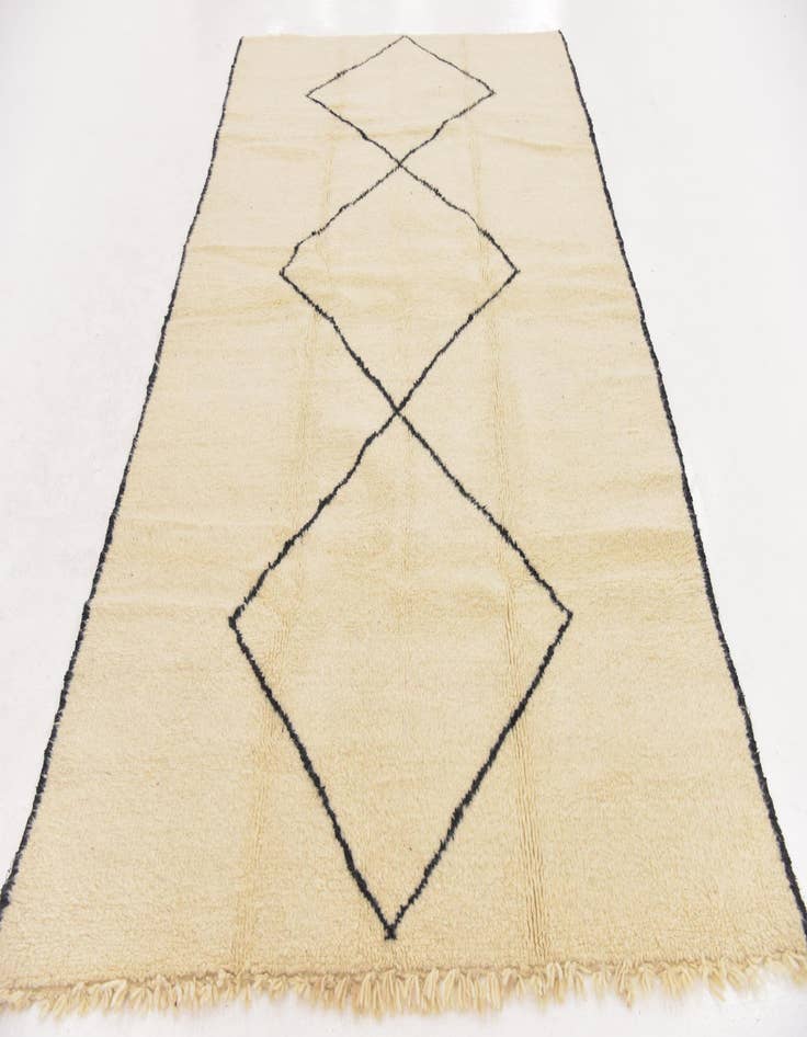 Detail image of 6' x 9' 8  Hand Knotted Moroccan Wool Rug