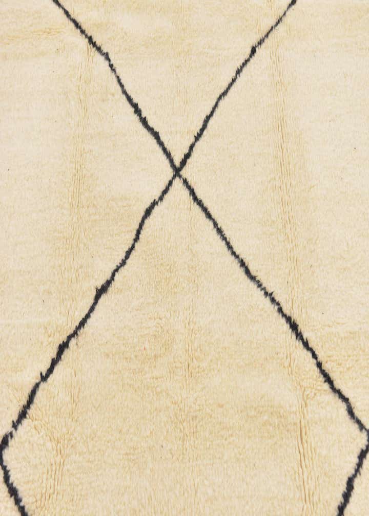 6' x 9' 8 Hand Knotted Moroccan Wool Rug