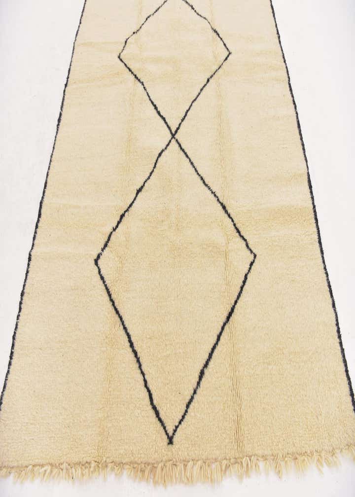6' x 9' 8 Hand Knotted Moroccan Wool Rug