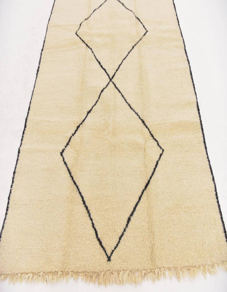 Detail image of 6' x 9' 8  Hand Knotted Moroccan Wool Rug