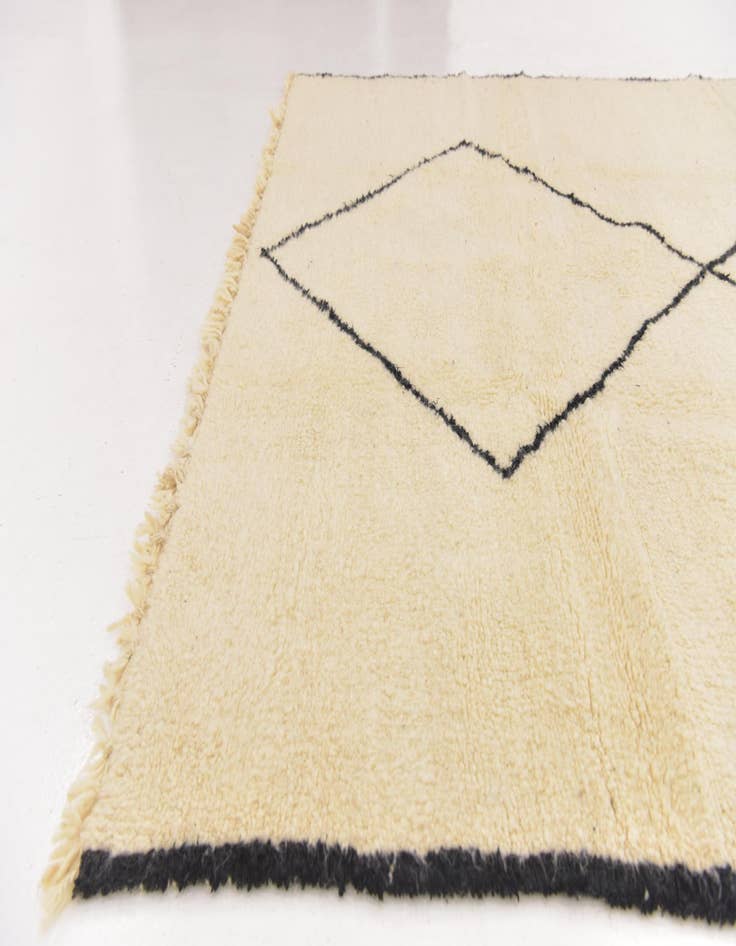 Detail image of 6' x 9' 8  Hand Knotted Moroccan Wool Rug