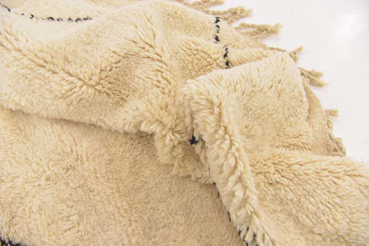 6' 7 x 9' 8 Hand Knotted Moroccan Wool Rug