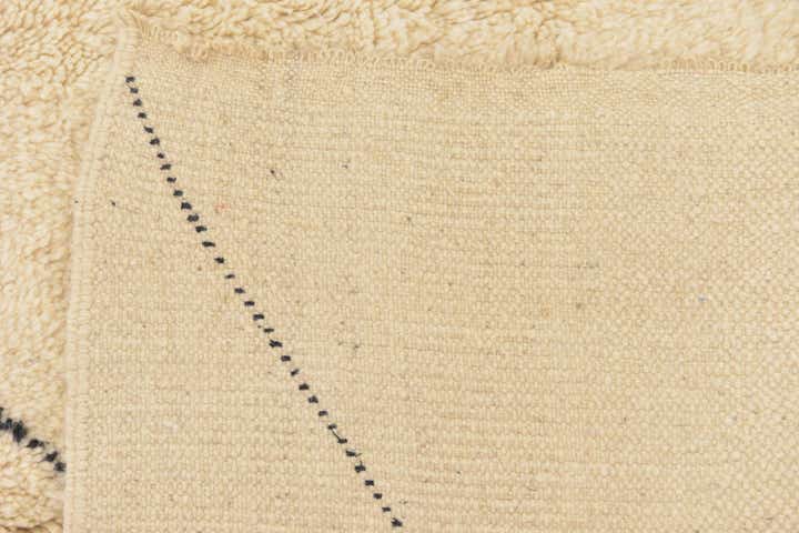 6' 7 x 9' 8 Hand Knotted Moroccan Wool Rug