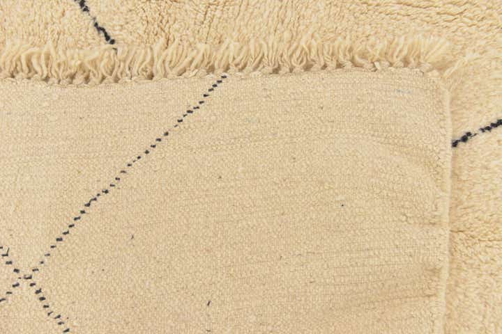 6' 7 x 9' 7 Hand Knotted Moroccan Wool Rug