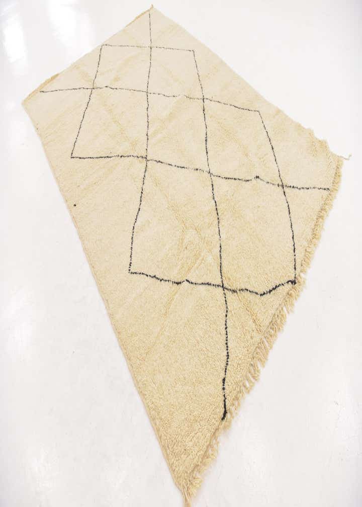 6' 7 x 9' 7 Hand Knotted Moroccan Wool Rug