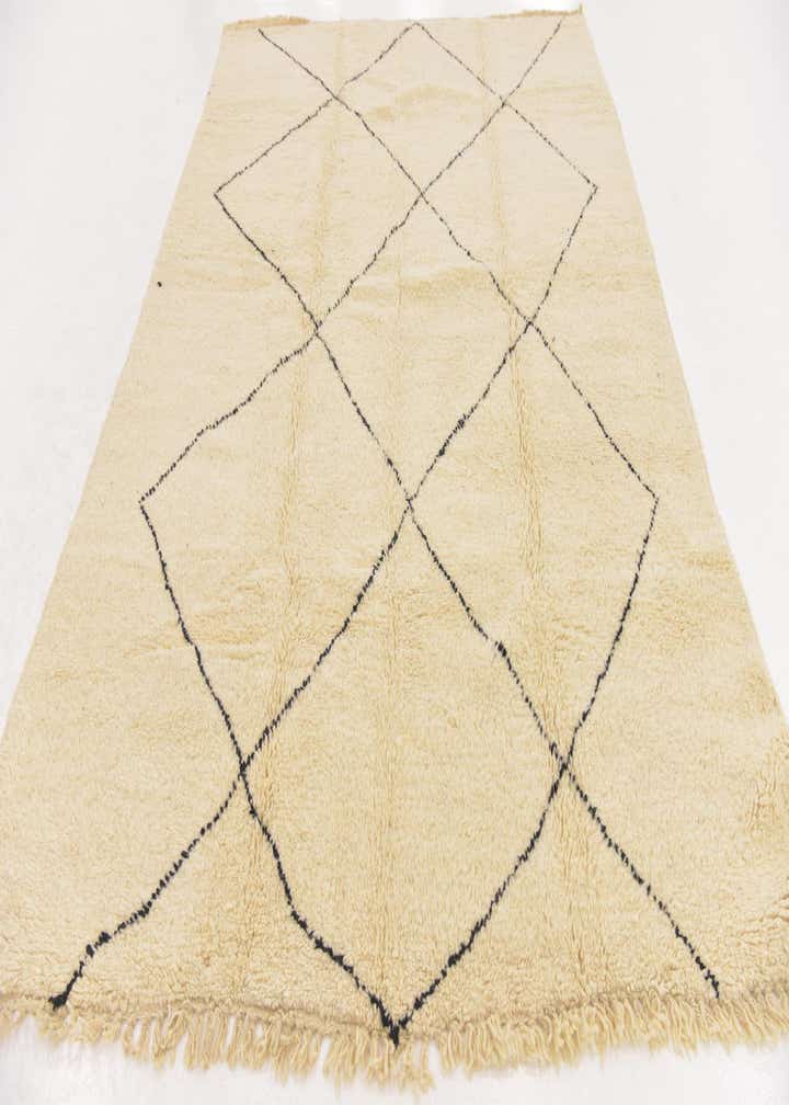 6' 7 x 9' 7 Hand Knotted Moroccan Wool Rug