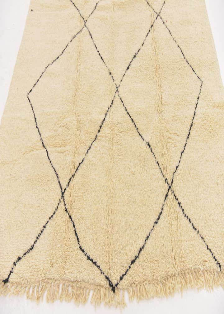 6' 7 x 9' 7 Hand Knotted Moroccan Wool Rug