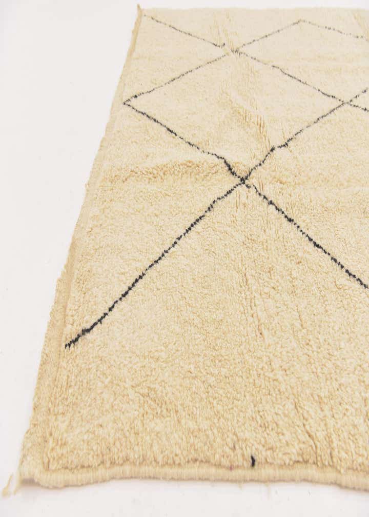 6' 7 x 9' 7 Hand Knotted Moroccan Wool Rug