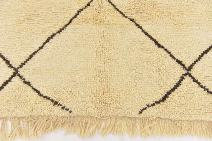 6' 10 x 9' 9 Hand Knotted Moroccan Wool Rug