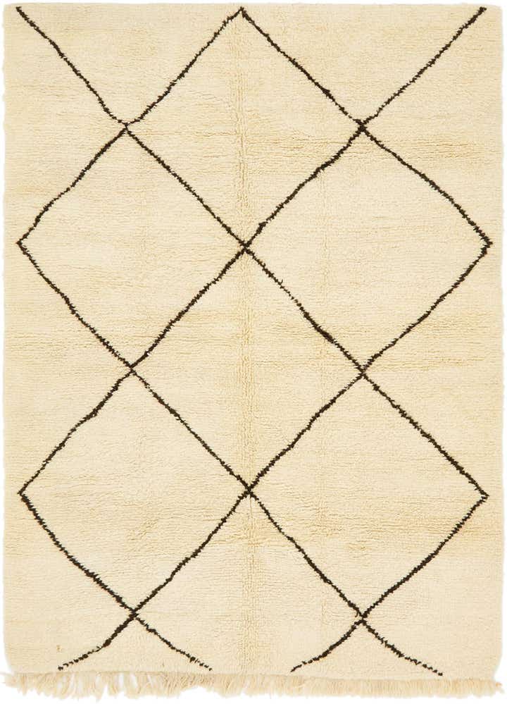6' 10 x 9' 9 Hand Knotted Moroccan Wool Rug
