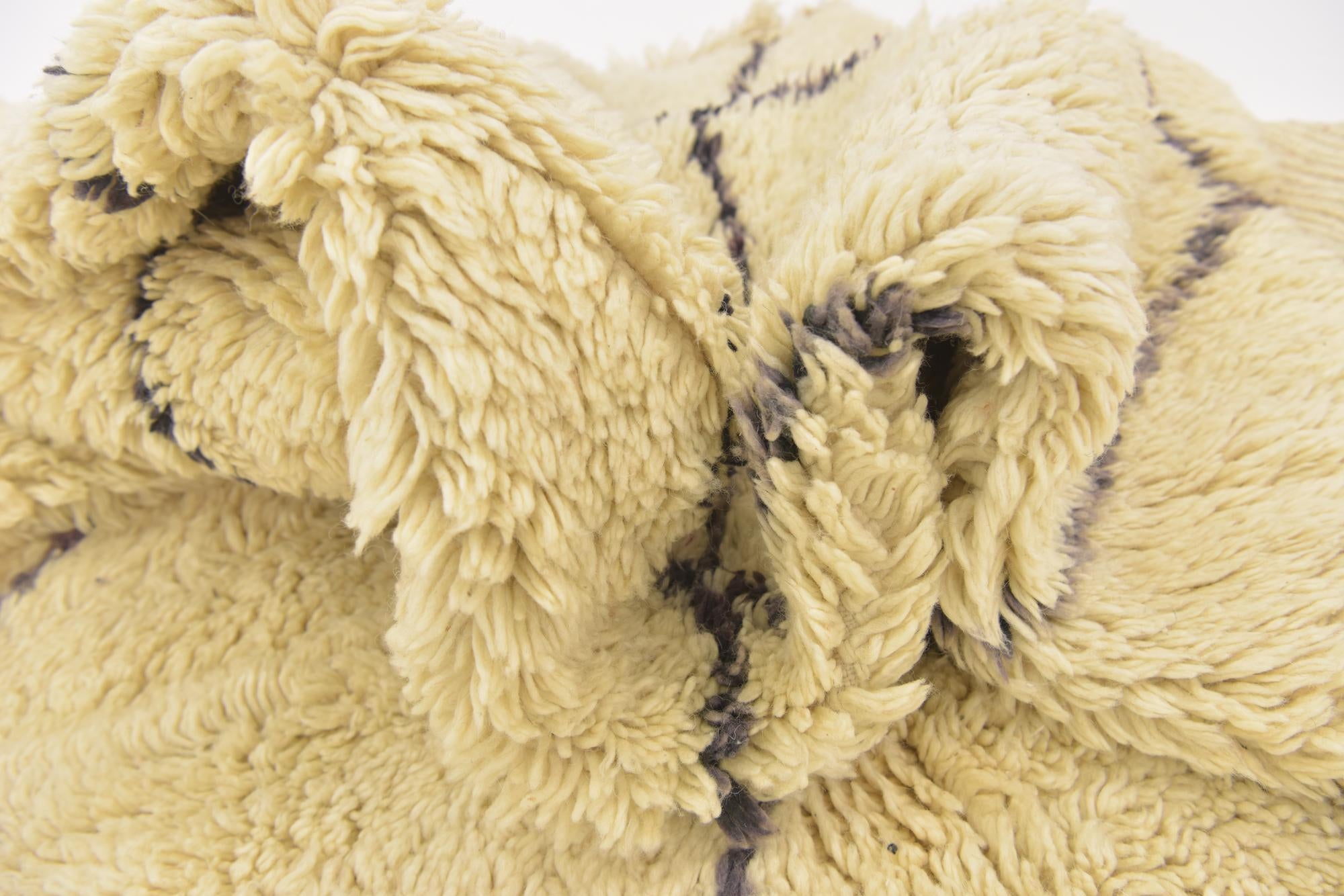 6' 9 x 9' 9 Hand Knotted Moroccan Wool Rug