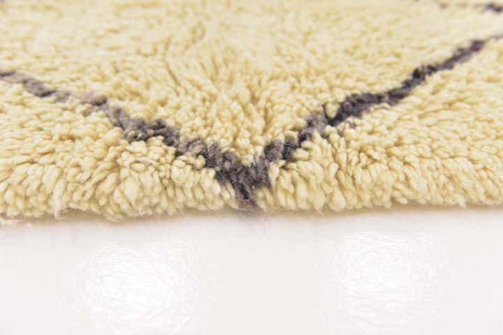 6' 9 x 9' 9 Hand Knotted Moroccan Wool Rug
