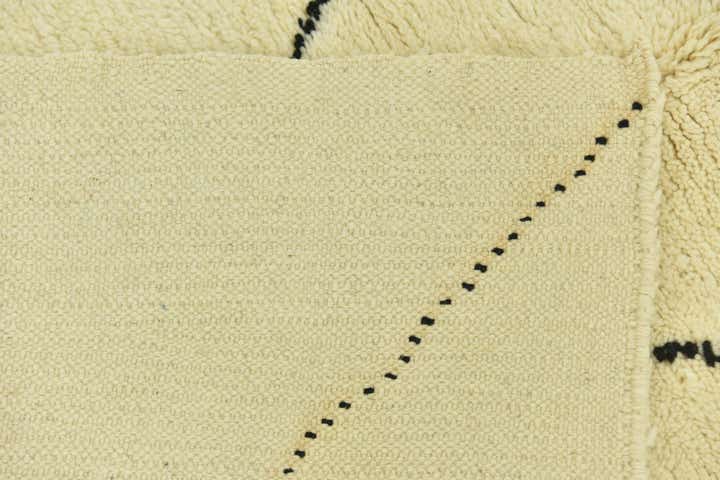4' 10 x 8' 3 Hand Knotted Moroccan Wool Rug