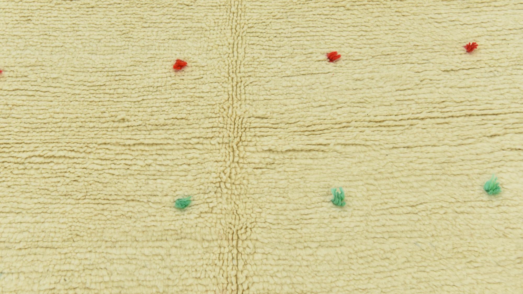 4' 8 x 8' 5 Hand Knotted Moroccan Wool Rug