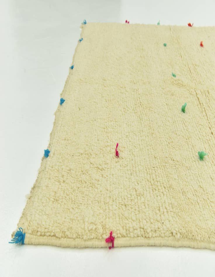 Detail image of 4' 8 x 8' 5  Hand Knotted Moroccan Wool Rug