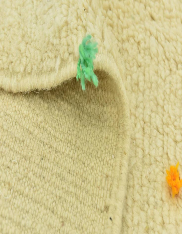 Detail image of 4' 8 x 8' 5  Hand Knotted Moroccan Wool Rug