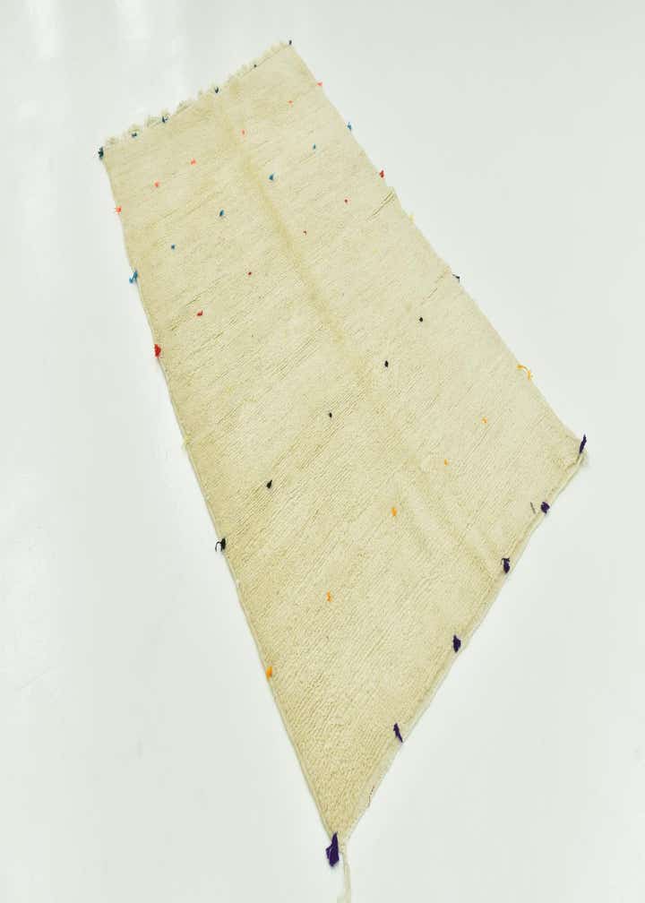 4' 7 x 7' 8 Hand Knotted Moroccan Wool Rug