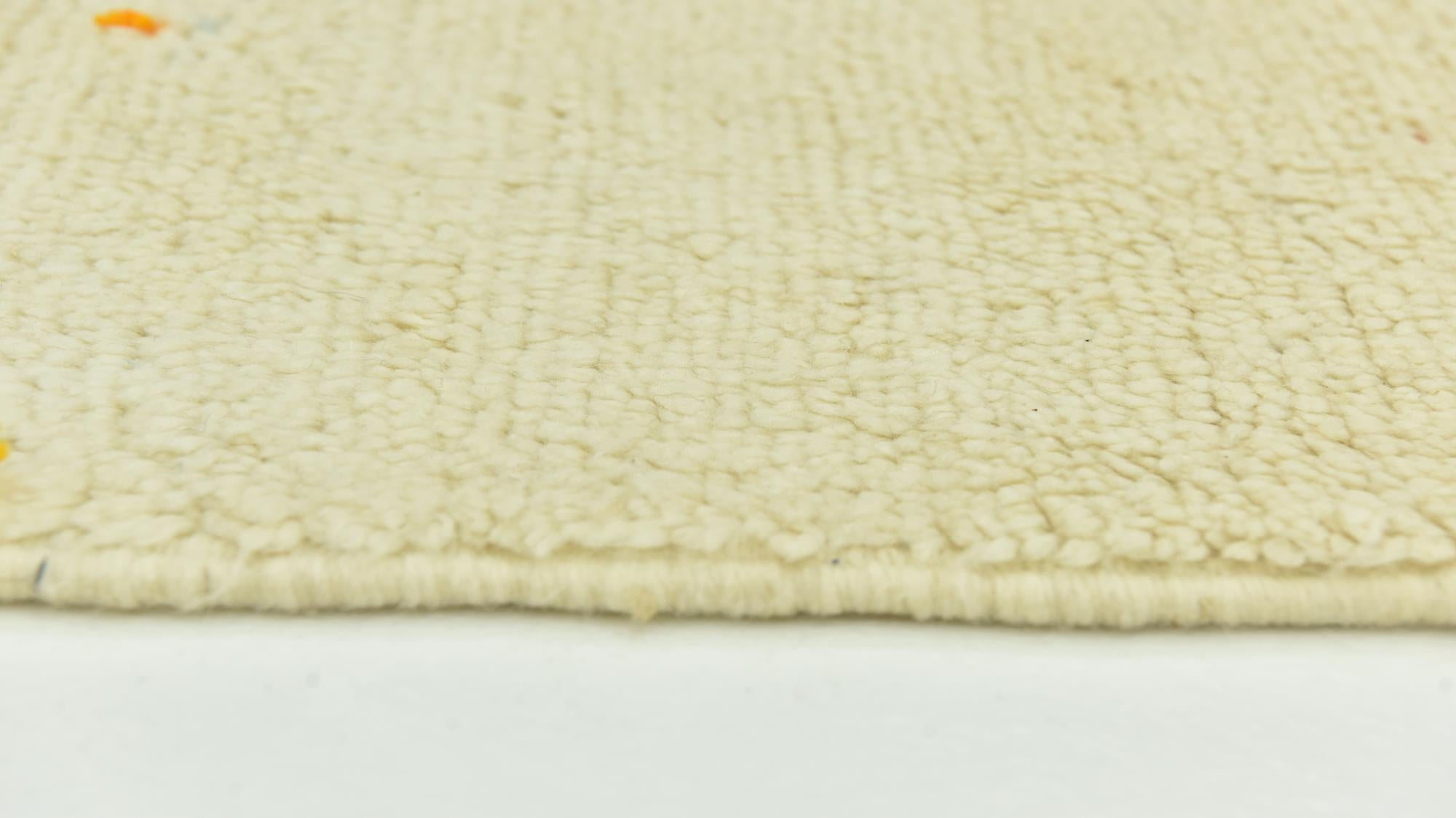 4' 7 x 7' 8 Hand Knotted Moroccan Wool Rug