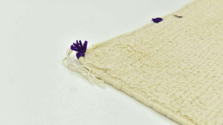 4' 7 x 7' 8 Hand Knotted Moroccan Wool Rug