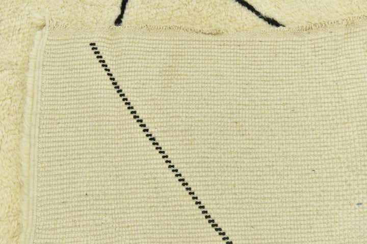 6' 6 x 9' 7 Hand Knotted Moroccan Wool Rug