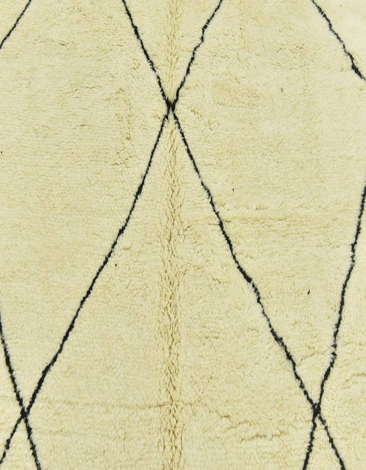 Detail image of 6' 6 x 9' 7  Hand Knotted Moroccan Wool Rug